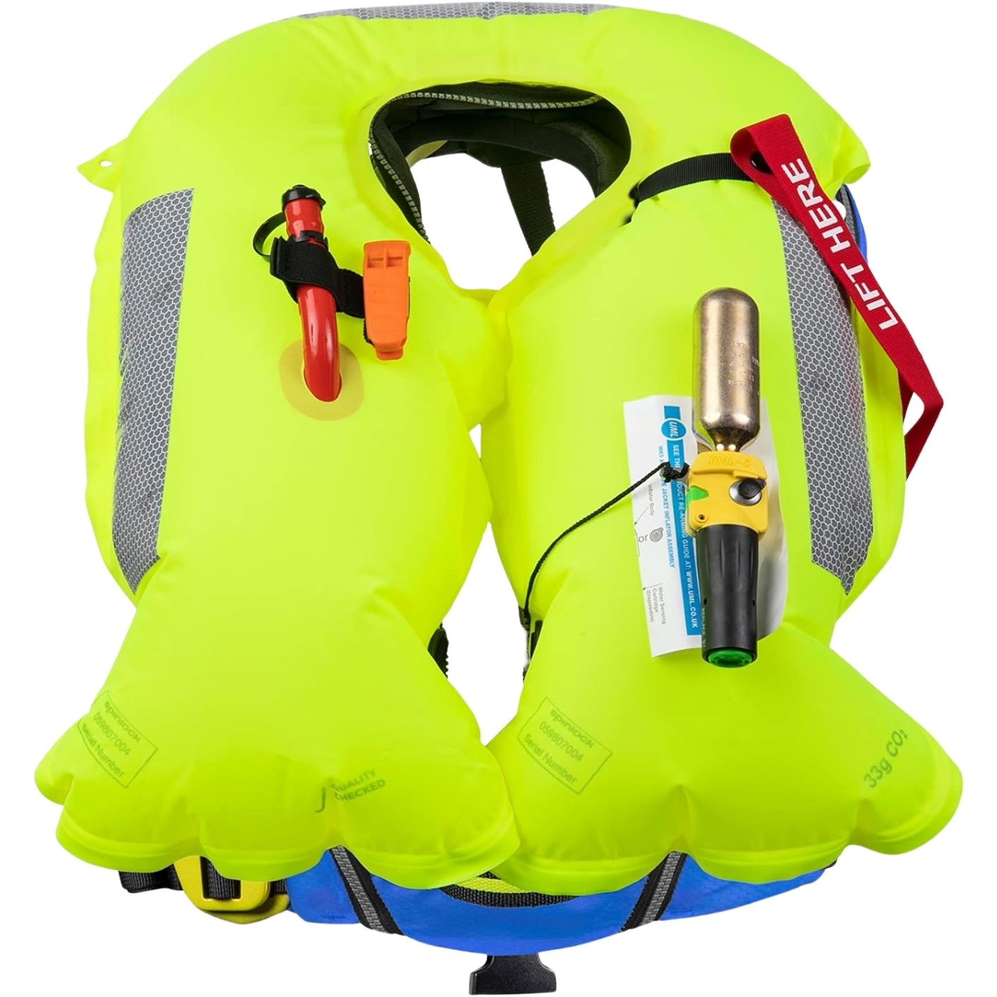 2026 Spinlock Junior Deckvest Cento 100N Auto Lifejacket DWCEN - Blue